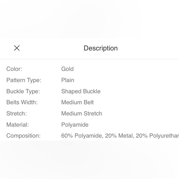 BLACK & GOLD FASHION CHAIN BELT - Picture 8 of 8